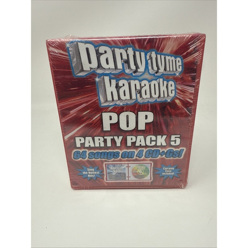 Party Time Karaoke Pop Party Pack 5 (64 Songs)‎ SEALED
